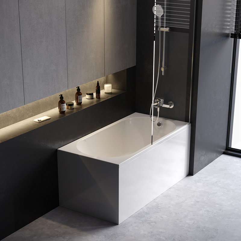 Ванна акриловая 140x70 AM.PM X-Joy W94A-140-070W-A белая глянцевая