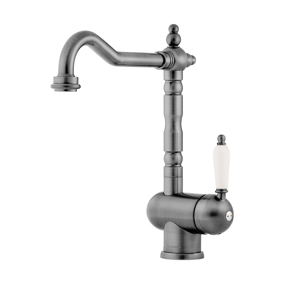 Смеситель для кухни Omoikiri Kyoto-SI латунь/античное серебро, 4994297