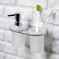 Держатель стакана и дозатора Wasserkraft Kammel K-8389