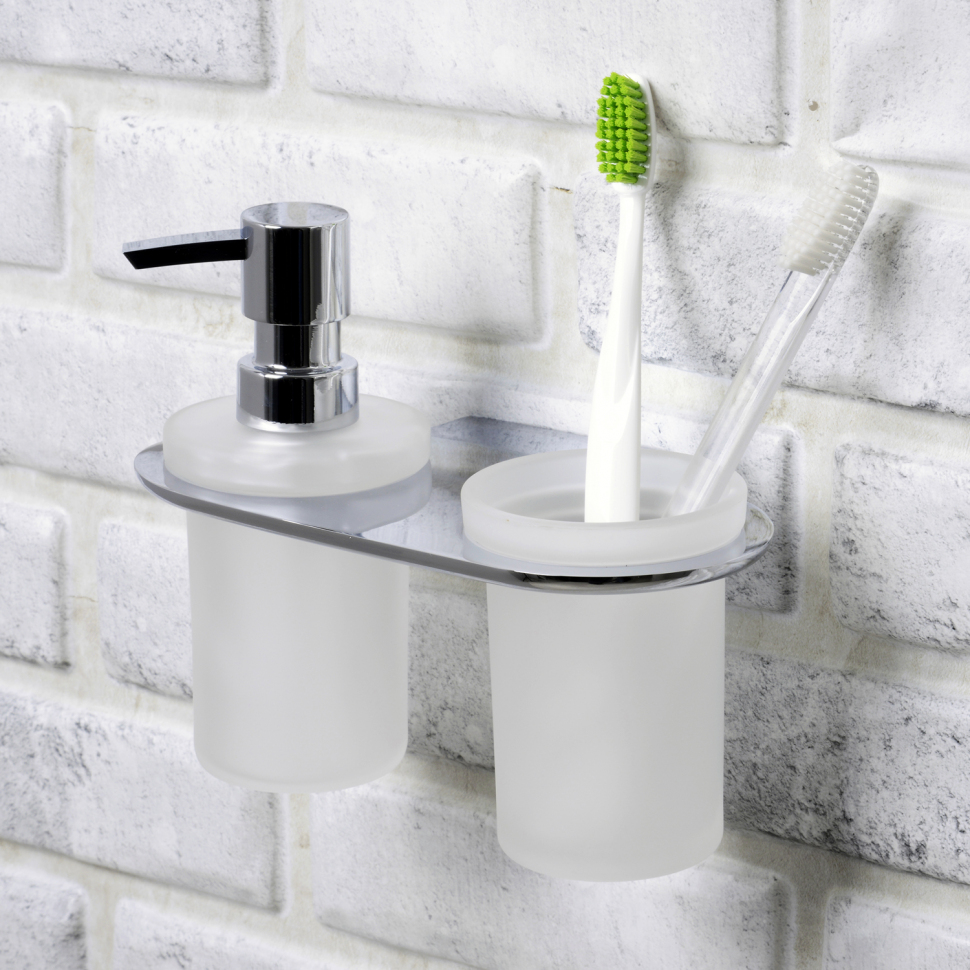 Держатель стакана и дозатора Wasserkraft Kammel K-8389