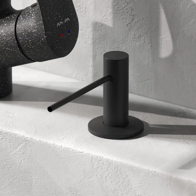 Дозатор для моющего средства AM.PM Gem A9037222 встраиваемый, черный