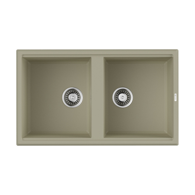 Кухонная мойка Omoikiri Tedori 86-2-BE Tetogranit/ваниль, 4993925