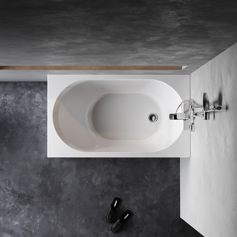 Ванна акриловая 120x70 AM.PM X-Joy W94A-120-070W-A белая глянцевая