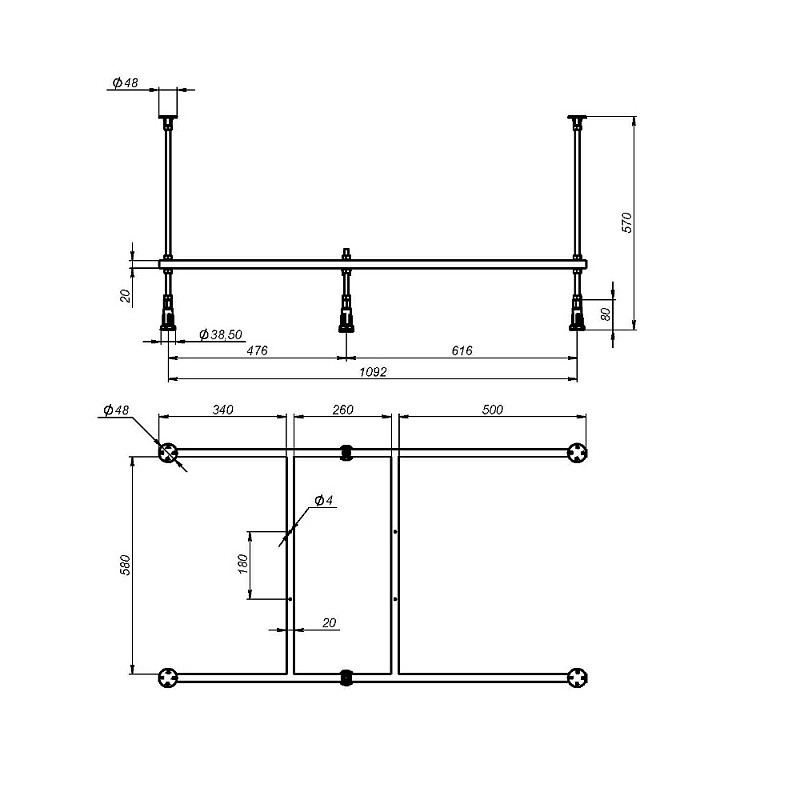 Ванна акриловая 120x70 AM.PM X-Joy W94A-120-070W-A белая глянцевая