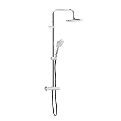 Душевая система Damixa Jupiter 977800000 стойка с тропическим душем, термостатом, смесителем, хром