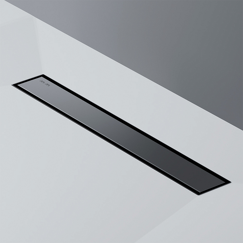 Душевой трап (лоток) 50 AM.PM MasterFlow W01SC-U11-050-04BM комбинированный затвор с черной матовой решеткой под плитку