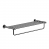 Полка SANCOS Base для полотенец, вороненая сталь, SC9028GG