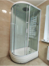 Душевая кабина Frank F412/1 R White без крыши 120x80 см, 130009