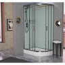 Душевая кабина Frank F411L M Brilliant матовое стекло110х80 левосторонняя низкий поддон, 177777