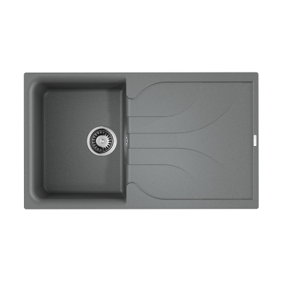 Кухонная мойка Omoikiri Yasugata 86-GR Tetogranit/leningrad grey, 4993546