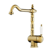Смеситель для кухни Omoikiri Kyoto 2 Plus-G латунь/золото, 4994353