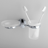 Держатель стакана и мыльницы Wasserkraft Donau K-9426