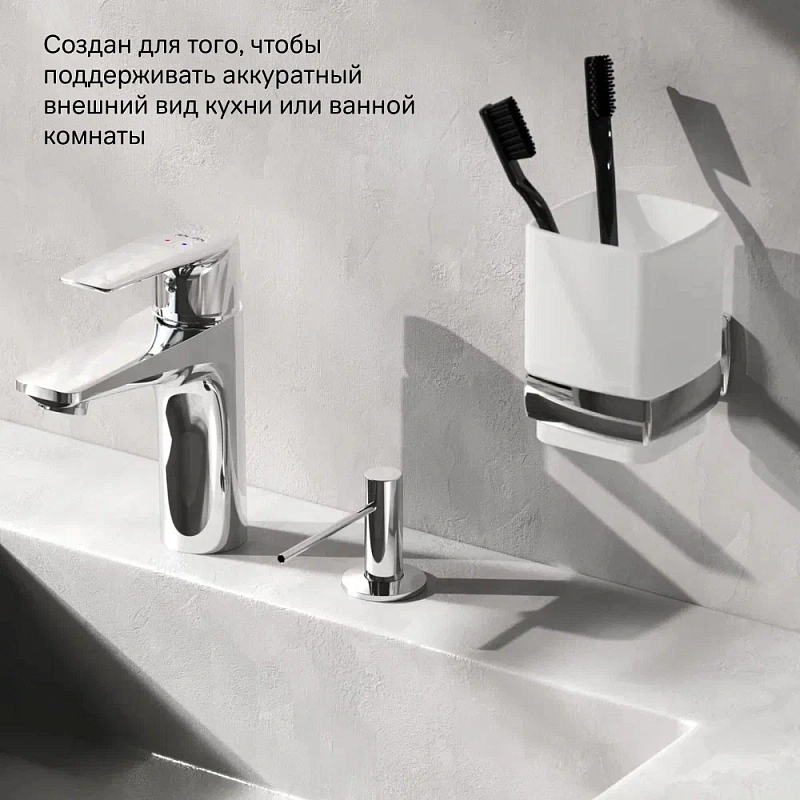 Дозатор для моющего средства AM.PM Gem A9037200 встраиваемый, хром