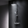 Душевая система AM.PM Func F078F300 стойка с тропическим душем, термостатом, смесителем, изливом, хром