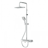 Душевая система AM.PM Func F078F300 стойка с тропическим душем, термостатом, смесителем, изливом, хром