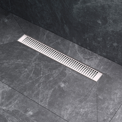 Душевой трап (лоток) 50 AM.PM MasterFlow W01SC-P11-050-01SB комбинированный затвор со стальной матовой решеткой