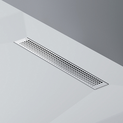 Душевой трап (лоток) 50 AM.PM MasterFlow W01SC-P11-050-01SB комбинированный затвор со стальной матовой решеткой