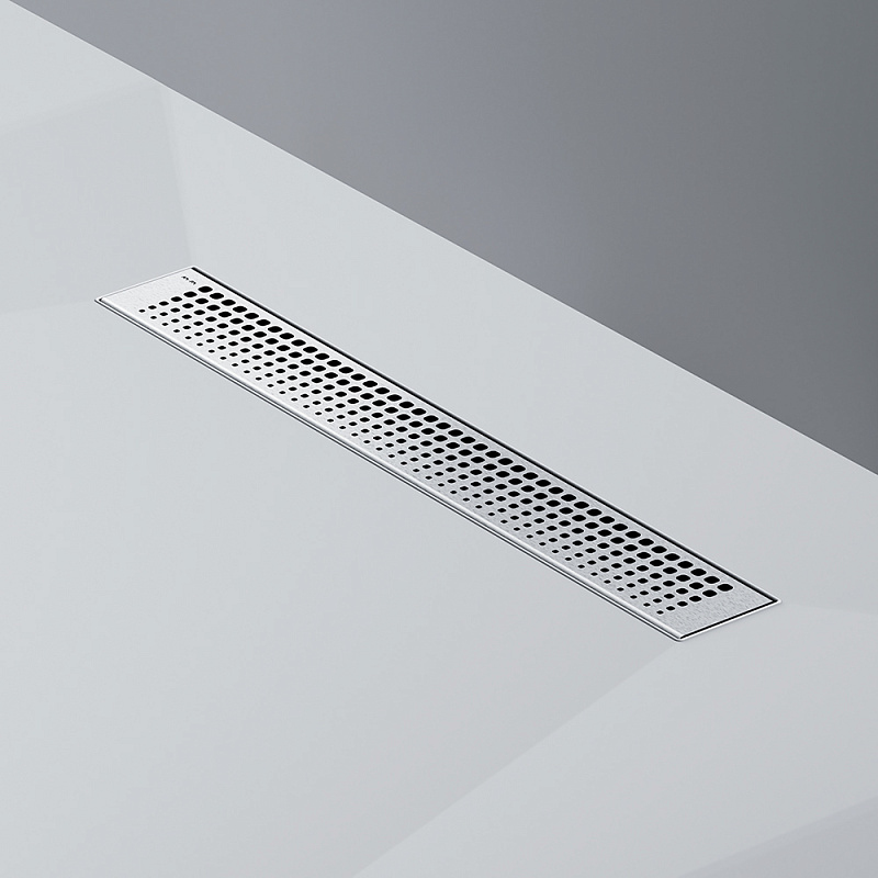 Душевой трап (лоток) 50 AM.PM MasterFlow W01SC-P11-050-01SB комбинированный затвор со стальной матовой решеткой