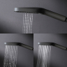 Душевая система AM.PM Func F078F222 стойка с тропическим душем, термостатом, смесителем, черная