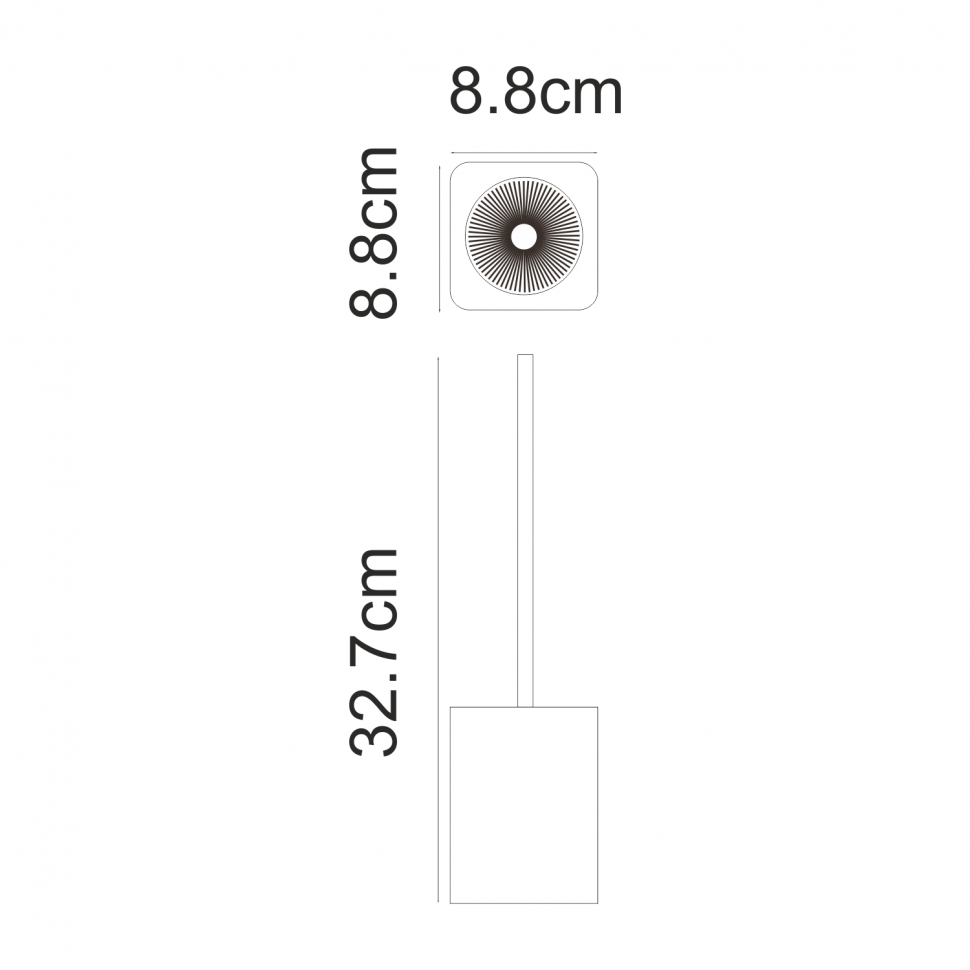 Щетка для унитаза Wasserkraft Mosel K-4527