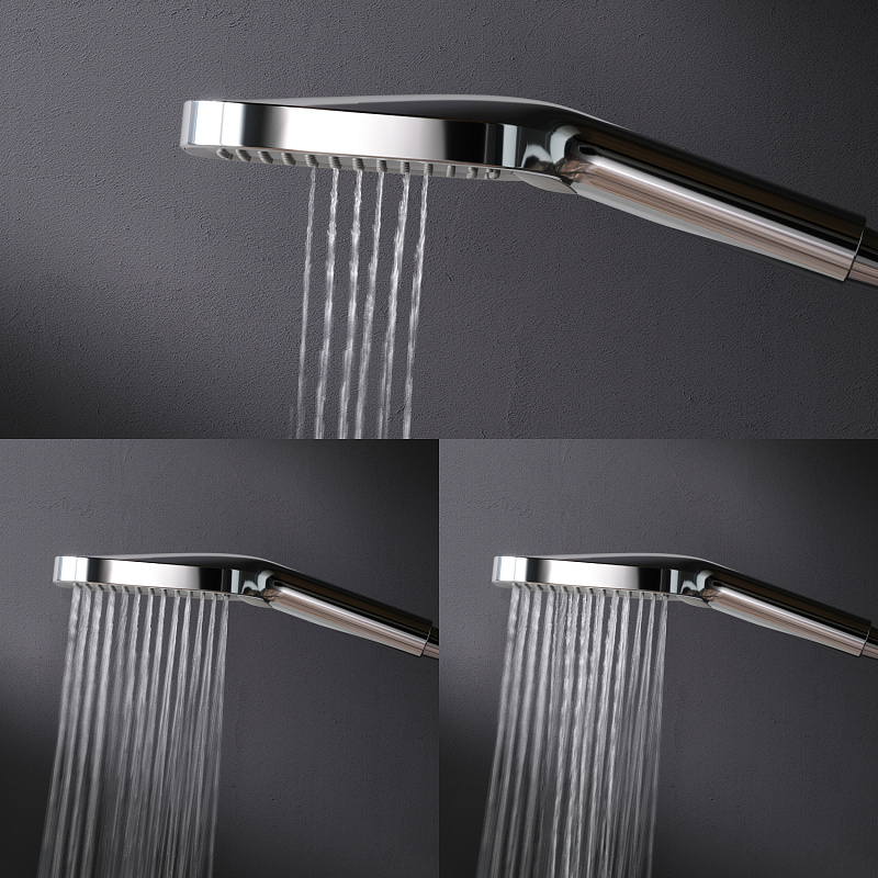 Душевая система AM.PM Func F078F200 стойка с тропическим душем, термостатом, смесителем, хром