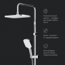 Душевая система AM.PM Func F078F200 стойка с тропическим душем, термостатом, смесителем, хром