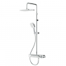 Душевая система AM.PM Func F078F200 стойка с тропическим душем, термостатом, смесителем, хром