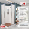 Душевая кабина AvaCan K2090N 90x90 см без крыши
