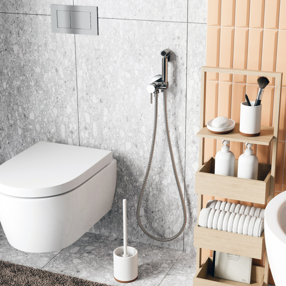 Встраиваемый смеситель для душа с гигиенической лейкой Wasserkraft A70138