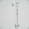 Душевая система AM.PM Crave F079C500 стойка с тропическим душем, термостатом, смесителем, изливом, хром
