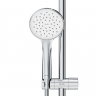 Душевая система AM.PM Crave F079C500 стойка с тропическим душем, термостатом, смесителем, изливом, хром