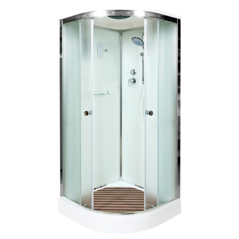 Душевая кабина DTO D 08 S с электрикой (80x80)