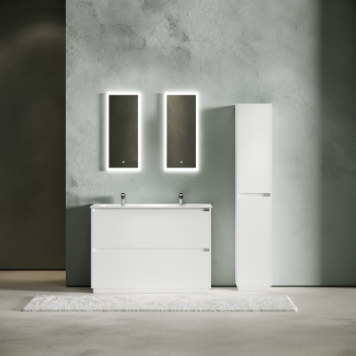 Тумба напольная под раковину SANCOS Libra Floor, белый глянец 1190х450х840 мм, LB120F-2W