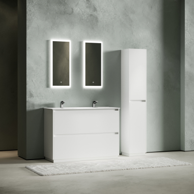 Тумба напольная под раковину SANCOS Libra Floor, белый глянец 1190х450х840 мм, LB120F-2W