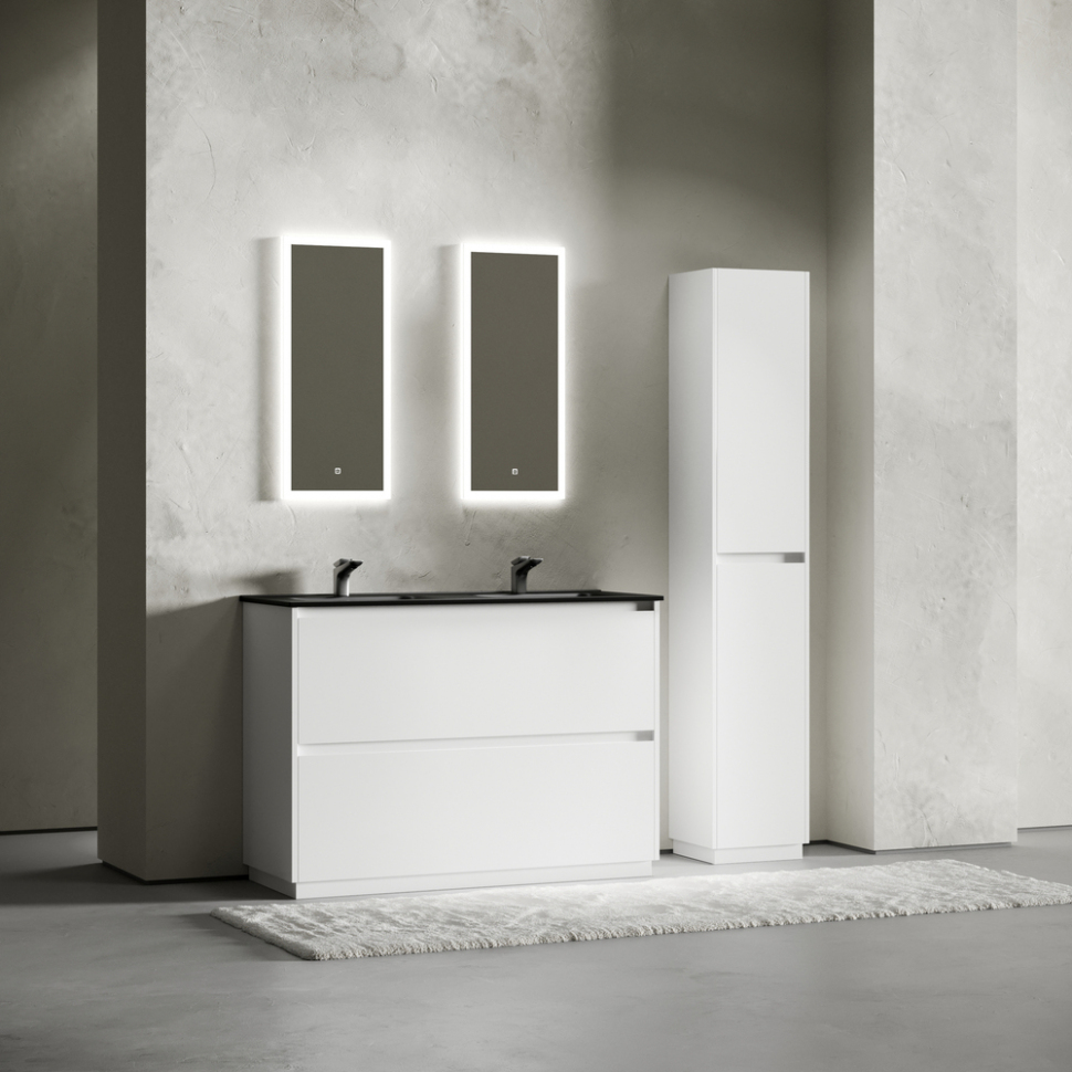 Тумба напольная под раковину SANCOS Libra Floor, белый глянец 1190х450х840 мм, LB120F-2W