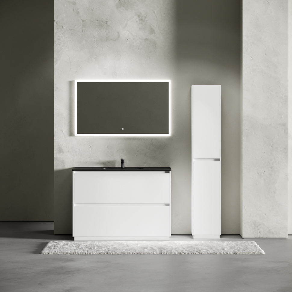 Тумба напольная под раковину SANCOS Libra Floor, белый глянец 1190х450х840 мм, LB120F-1W