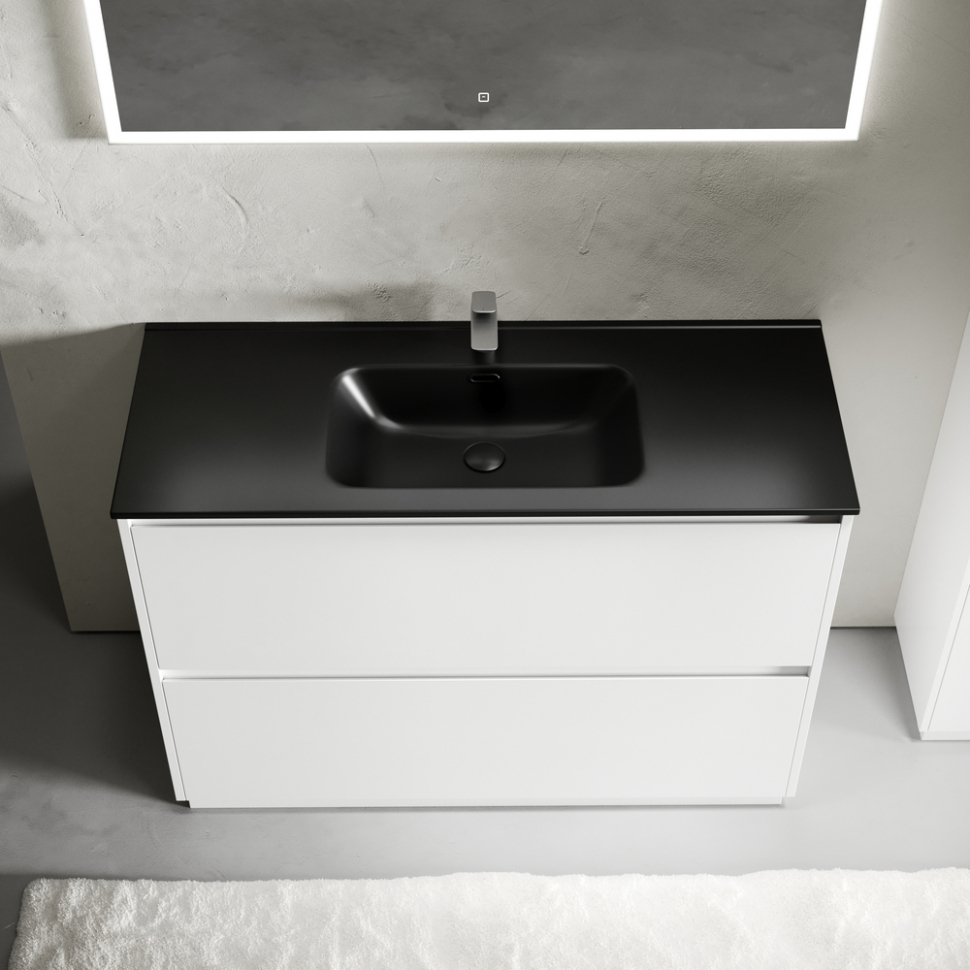 Тумба напольная под раковину SANCOS Libra Floor, белый глянец 1190х450х840 мм, LB120F-1W