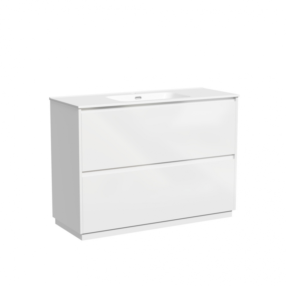 Тумба напольная под раковину SANCOS Libra Floor, белый глянец 1190х450х840 мм, LB120F-1W