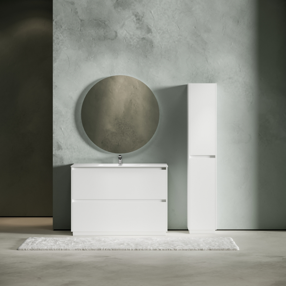 Тумба напольная под раковину SANCOS Libra Floor, белый глянец 1190х450х840 мм, LB120F-1W