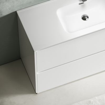 Тумба напольная под раковину SANCOS Libra Floor, белый глянец 1190х450х840 мм, LB120F-1W