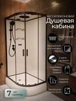 Душевая кабина Frank F412/1L Black 120x80 см, 143009