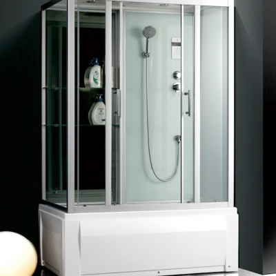 Душевой бокс Frank F556 150x85 см с турецкой баней, 2945671