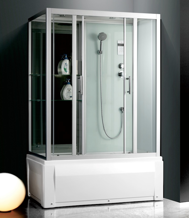 Душевой бокс Frank F556 150x85 см с турецкой баней, 2945671