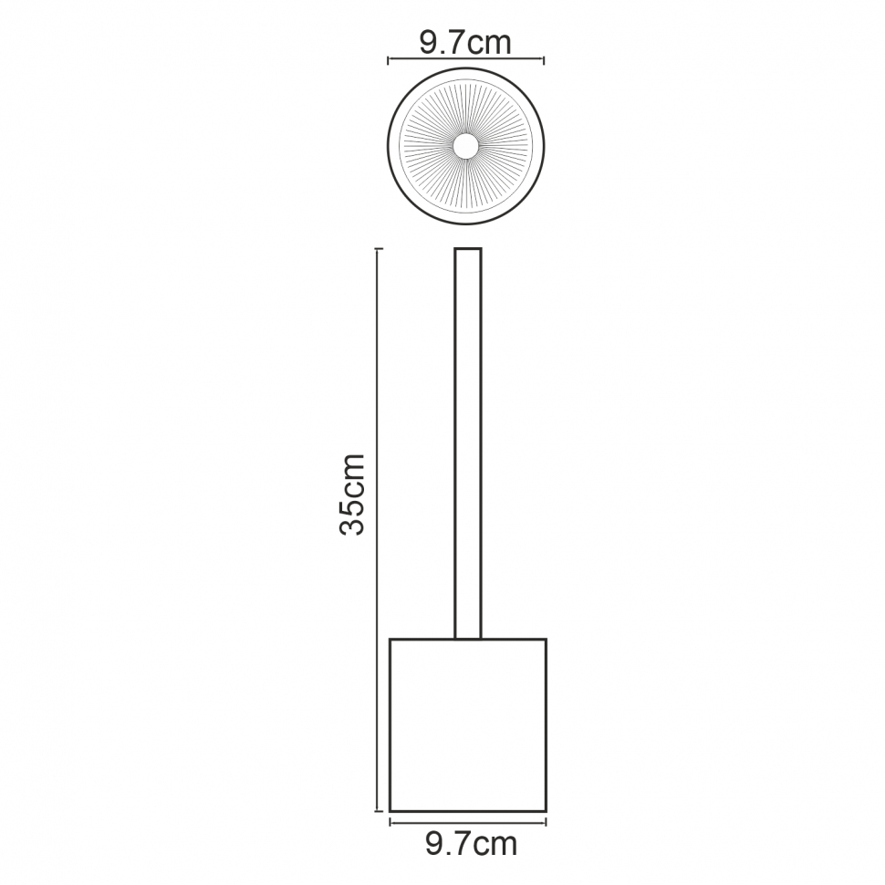 Щетка для унитаза Wasserkraft Neime K-1927