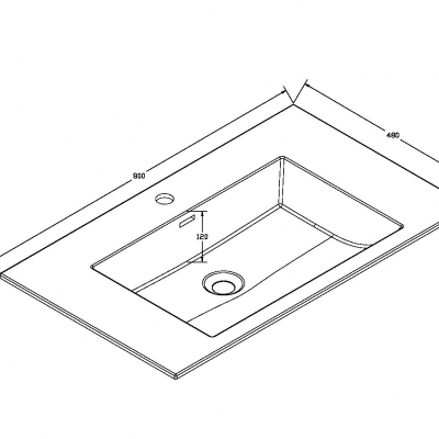 Раковина VCB-13800B из кварца, цвет черный