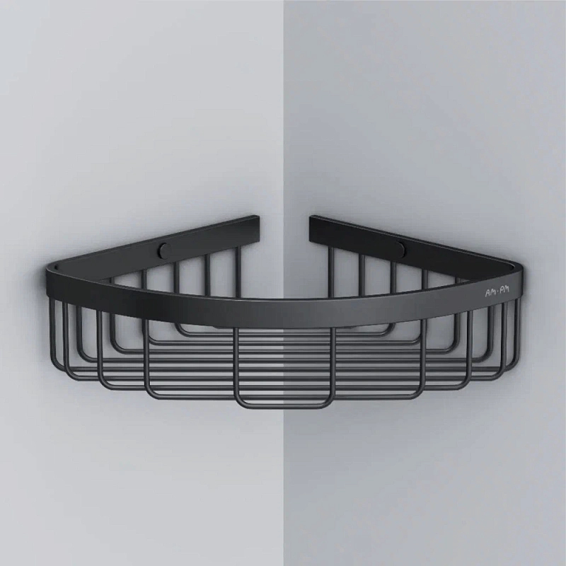 Полка в ванную угловая AM.PM Sense L A7452122 черная