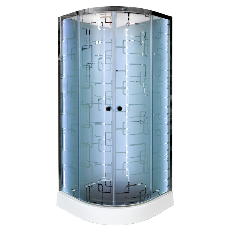 Душевая кабина DTO EM 1590 N LED (90x90)