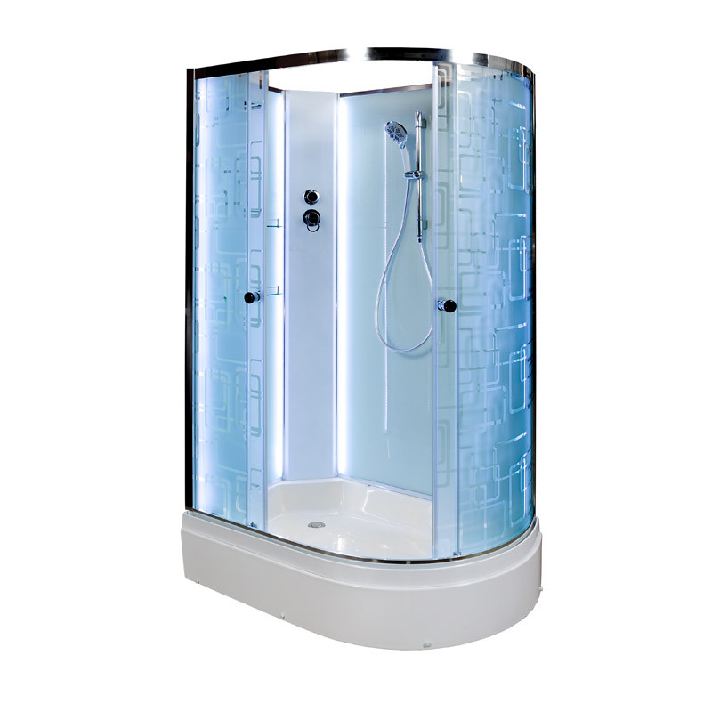 Душевая кабина DTO ЕМ 2712 L N LED (120x80)