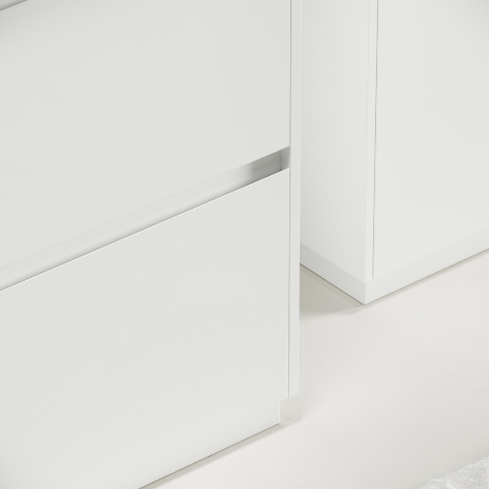 Тумба напольная под раковину SANCOS Libra Floor, белый глянец 590х450х840 мм, LB60FW