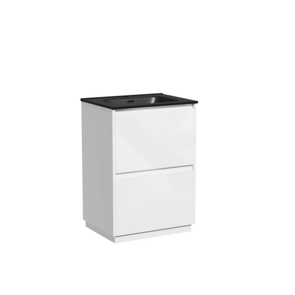 Тумба напольная под раковину SANCOS Libra Floor, белый глянец 590х450х840 мм, LB60FW